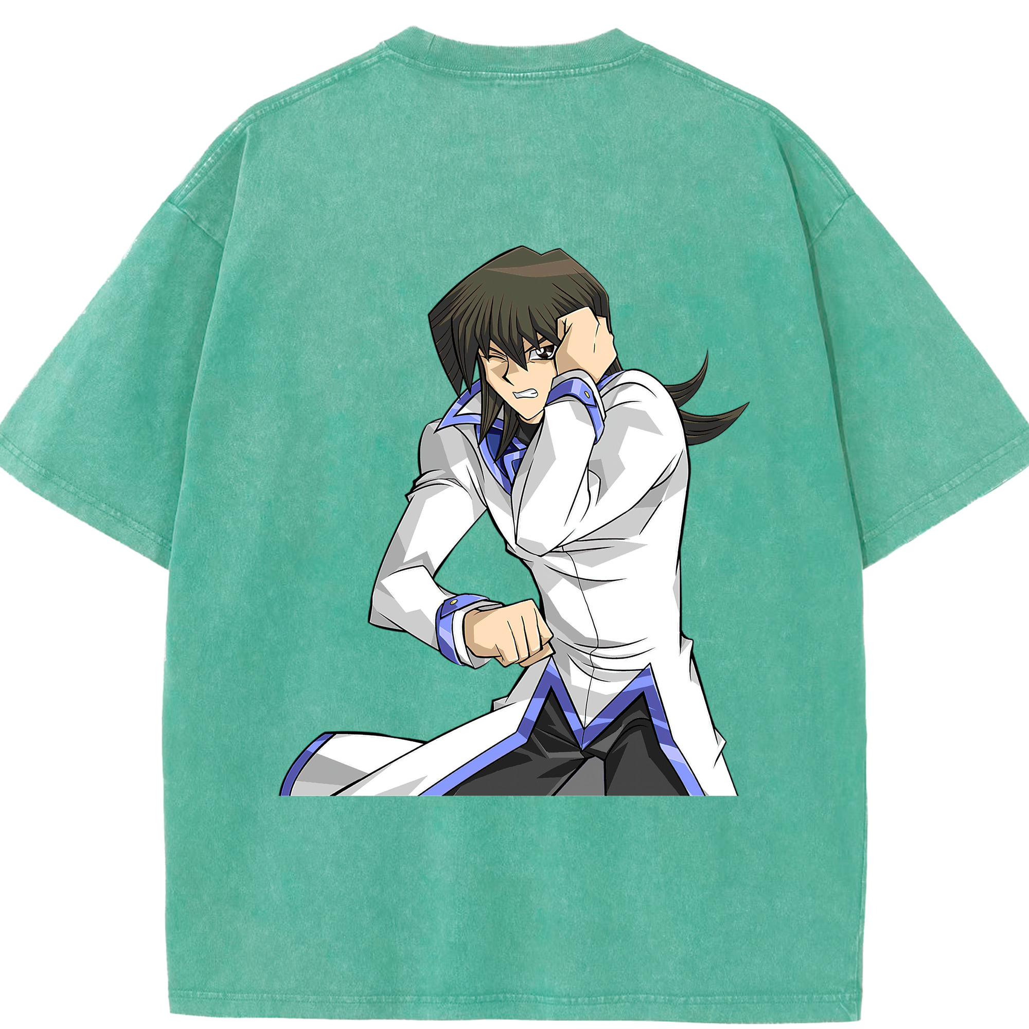 （画像用） 遊☆戯☆王 Yu-Gi-Oh! 綿100% ヴィンテージ風 半袖Tシャツ（背面プリント）